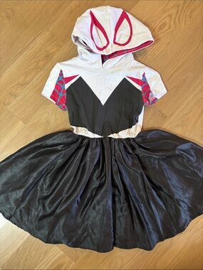 Marvel Girls Spider-Gwen hooded Costume Dress